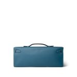 Kelly Cut Clutch Swift Blue Jean Palladium Plated [M] Stamp - Image 5