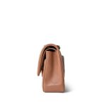 21P Caramel Lambskin Quilted Classic Flap Medium LGHW - Image 5