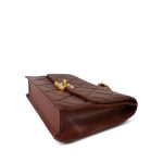 24A Brown Caviar Quilted Large Single Flap Aged Gold Hardware - Image 8