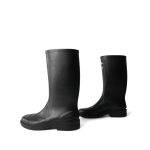 Black Caoutchouk CC High Boots - Image 5