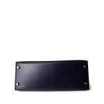Kelly Sellier 28 Navy Box Calfskin Gold Plated (Z) Stamp - Image 7