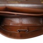 Brown Lambskin Quilted Single Flap GHW - Image 12