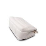 White Lambskin Quilted Monacoco Mini Square Flap LGHW - Image 8