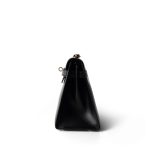 Mini Kelly Sellier Black Box Calfskin Gold Plated (Q) Stamp - Image 5