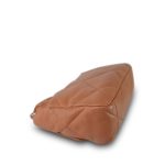 22S Caramel Lambskin Quilted Large 19 Flap MHW - Image 14