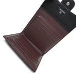 Black Lambskin Quilted Classic Small Flap Wallet Silver Hardware - Image 11