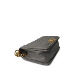 Grey Caviar Quilted Boy Bag Old Medium Aged Gold Hardware - Image 8