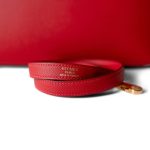 Kelly Sellier 28 Rouge Casaque Epsom Gold Plated C Stamp - Image 6