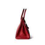 Birkin 30 Rouge Vif Ardennes Gold Plated [D] Stamp - Image 10