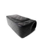 16C Black Caviar Quilted Mini Rectangular Single Flap - Image 5