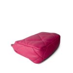 22P Pink Lambskin Quilted 19 Flap Small - Image 13