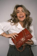 Vintage Red Lambskin Quilted Classic Flap Small Gold Hardware - Image 2