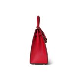 Kelly Sellier 25 Rouge Casaque Epsom Gold Plated X Stamp - Image 16