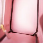 Birkin 25 Rose Sakura Swift Gold Plated X Stamp - Image 9