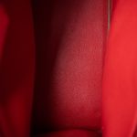 Birkin 35 Rouge Courchevel Gold Hardware (Z) Stamp - Image 4