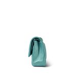Iridescent Green Lambskin Quilted Classic Flap Medium Light Gold Hardware - Image 2