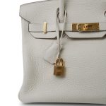 Birkin 30 Craie Veau Togo Gold Plated Y Stamp - Image 2