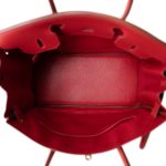 Birkin 30 Rouge Vif Ardennes Gold Plated [D] Stamp - Image 16