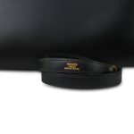 Kelly 28 Sellier Black Box Calfskin Gold Plated U Circle Stamp - Image 4
