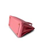 Birkin 25 Rose Azalee Swift Gold Plated A Stamp - Image 4