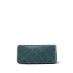 Dark Green Lambskin Quilted Mini Square Flap LGHW - Image 4