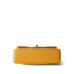 Amber Yellow Caviar Chevron Quilted Classic Flap Small LGHW - Image 15