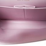21S Light Pink Caviar Quilted Classic Flap Medium Light Gold Hardware - Image 12