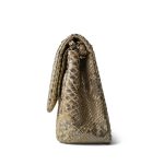 Gold Python Jumbo Classic Flap Light Gold Hardware - Image 4