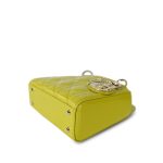 Mini Lady Dior Green Patent Cannage - Image 9