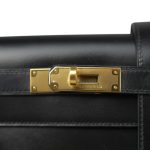 Vintage Kelly Sellier 28 Black Box Calfskin Gold Plated (Y) Stamp - Image 3