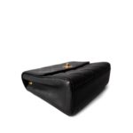 Vintage Black Caviar Quilted Square Flap Gold Hardware - Image 9