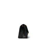 22A Black Crumpled Calfskin Quilted Reissue 2.55 224 Aged Gold Hardware - Image 4