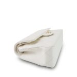 22S White Caviar Quilted Classic Flap Small LGHW - Image 5