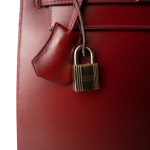 Vintage Kelly 28 Rouge H Box Calfskin Gold Plated (W) Stamp - Image 2