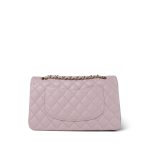 21S Light Pink Caviar Quilted Classic Flap Medium Light Gold Hardware - Image 2