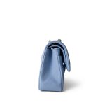 23P Light Blue Caviar Quilted Classic Flap Small Light Gold Hardware - Image 6