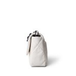 21K White Lambskin Quilted 19 Flap Small Black Hardware - Image 4