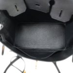 Birkin 30 Noir Togo Rose Gold Plated Hardware Y Stamp - Image 17