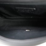 Silver Metallic Lambskin Chanel Symbol Embossed Rectangular Single Flap Ruthenium Hardware - Image 4