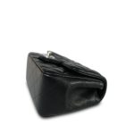 Black Caviar Quilted Square Flap Mini Silver Hardware - Image 7