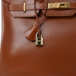 Birkin 35 Noisette Gold Plated [G] Stamp - Image 15