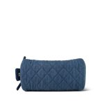 24C Blue Denim Quilted Cosmetic Pouch On Chain LGHW - Image 5