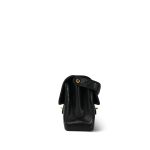 Black Lambskin Quilted Double Face Flap Gold Hardware - Image 8
