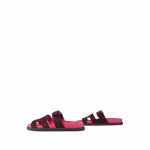 Chypre Sandals Rouge Marsala Suede Goatskin Size 36 - Image 5