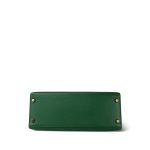 Kelly 28 Vert Bengale Courchevel Gold Plated T Circle Stamp - Image 14