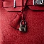Birkin 30 Verso Rouge Casaque/Rouge H Togo Palladium Plated Y Stamp - Image 2
