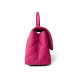 Pink Caviar Quilted Coco Handle Small Light Gold Hardware - Image 5