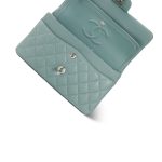 Blue Caviar Quilted Classic Flap Small Silver Hardware - Image 15