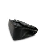 Black Caviar Quilted Jumbo Classic Flap Silver Hardware - Image 6