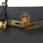 Kelly Sellier 28 Graphite Epsom Gold Plated W Stamp - Image 13
